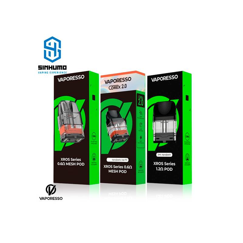 Cartucho/Depósito Xros (Pack de 4) by Vaporesso