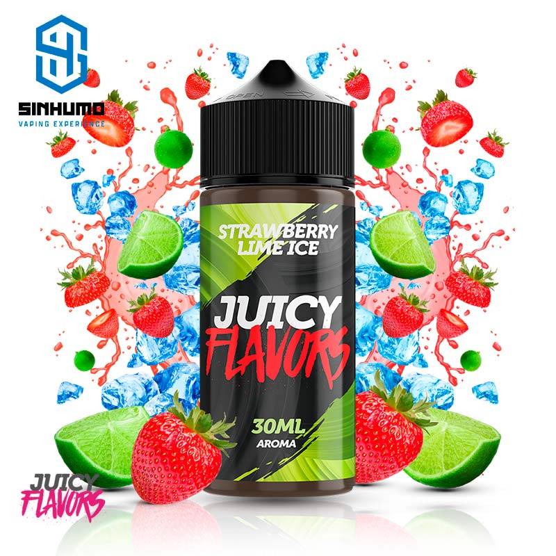 Aroma Strawberry Lime Ice 30ml Longfill By Juicy Flavors