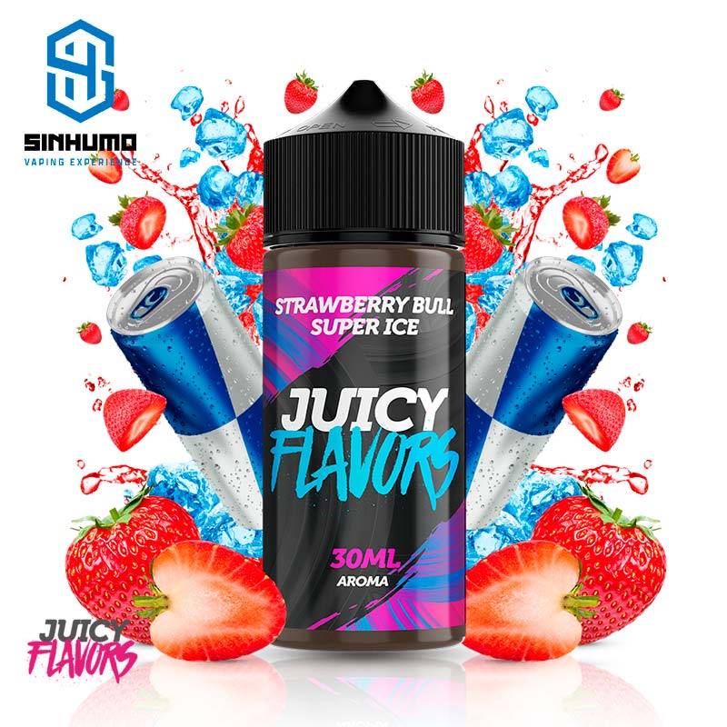 Aroma Strawberry Bull Super Ice 30ml Longfill By Juicy Flavors
