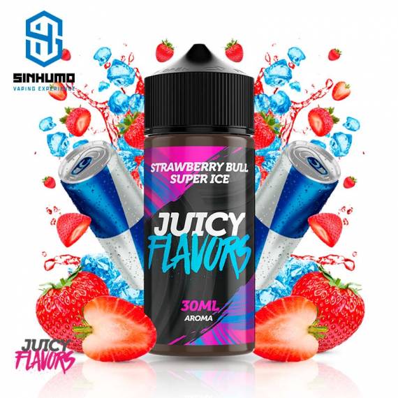Aroma Strawberry Bull Super Ice 30ml Longfill By Juicy Flavors
